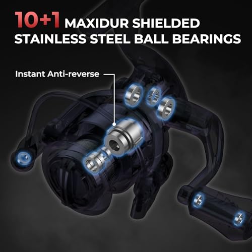 KastKing Sharky III Spinning Fishing Reel,Size 1000