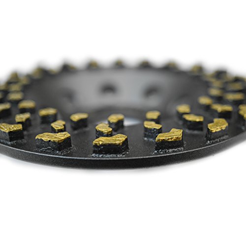 Megatron 4" Diamond Cup Grinding Removing Disc Wheel for Concrete, Paint, Epoxy, Glue and Mastic with CDB New Technology (Megatron 4")