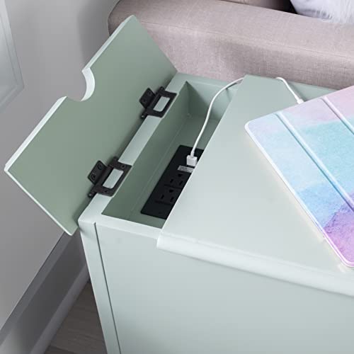 Powell Furniture Barron Accent Table, Aqua, Small