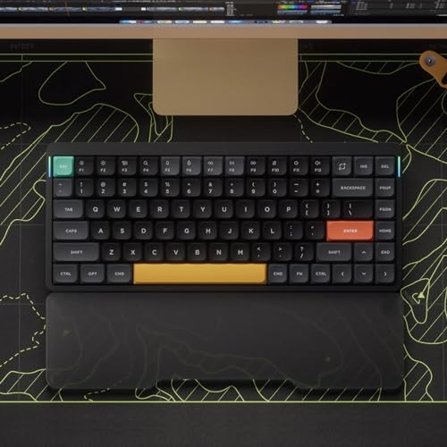 nuphy Air75 V2 Portable 75% Mechanical Keyboard,Wireless Keyboard,Supports Bluetooth/2.4G/USB-C RGB Bluetooth Keyboards,Compatible with Windows/Mac OS/Linux Systems-Gateron Cowberry Switch
