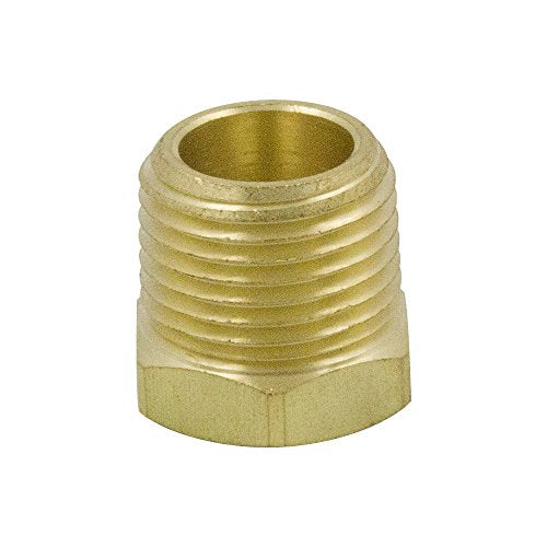 Legines NPT Bushing 1" Male x 1/2" Female Reducing Adapter Hex Head Pipe Fitting 1200psi (Pack of 5)