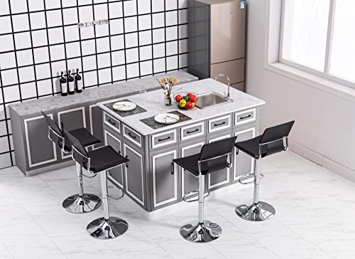 Sidanli Brown Bar Stools Set of 2