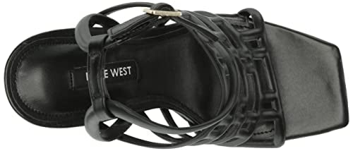 Nine West Women's KELINDA Heeled Sandal, Black 001, 11