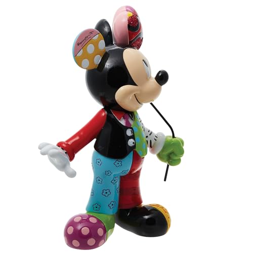 Enesco Disney Britto Mickey Mouse Heart Balloon Limited Edition Figurine, 10.5 Inch, Multicolor