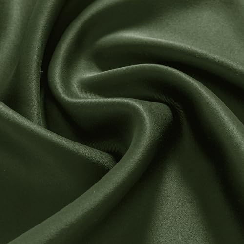 XTMYI 2 Panels Grommet Short Curtains for Bedroom,Thermal Insulated Heat Refletive Sun Blocker Neutral Bay Window Curtains Living Room,48 Inch Length,Beige