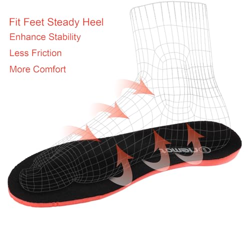 riemot Women's Shoe Insoles Breathable Honeycomb Sport Shoe Insoles Cushioning Shoe Inserts Replacement Innersoles for Water Shoes Sneakers Work Shoes Grey US10/ EU41