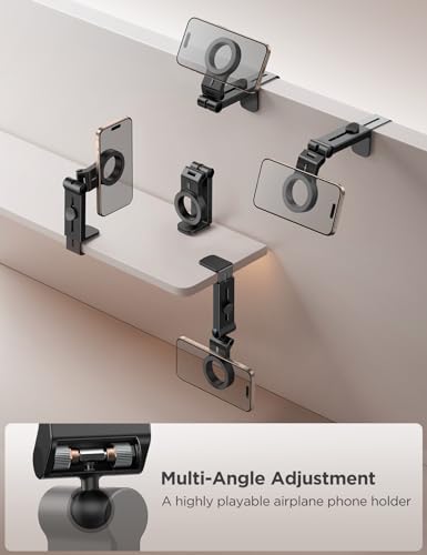 JOYROOM for Magsafe Airplane Phone Holder Travel Essentials,ใUnlimited Sceneryใ Hands-Free Plane Phone Holder, Airplane Travel Accessories for iPhone 16 Pro Max & Magsafe Case