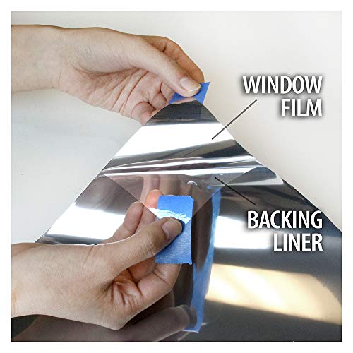 BDF S35 Window Film High Heat Rejection Reflective Silver 35 (Medium) - 24in X 24ft