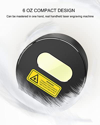 LaserPecker 1 Pro (Basic) Laser Engraver, DIY Mini Etcher Portable Design High Precision Engraving for Wood Felt Leather - Protective Goggles Included