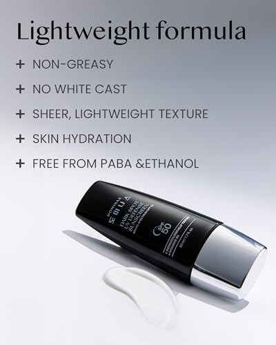 Dark Spot Korean Sunscreen (1.7fl oz) - No White Cast, NON - Greasy, SPF 50 UV Defense Hydrating Sunblock, Lightweight Protection Sunblock for Face & Body. Korean Skin Care. Niacinamide, Panthenol.