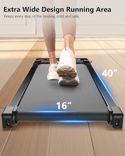 AlRHOT Walking Pad with Incline, 15° Incline Under Desk Treadmill with Remote Control, 2.5HP Walking Pad Treadmill with LED Display for Walking & Climbing at Home or Office,265LB Capacity