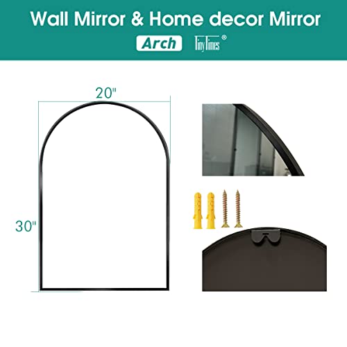 TinyTimes 81''x41'' Oversized Full Length Mirrors, Arched Floor Mirror with Stand, Full Body Large Oversized Standing Mirror/Leaning/Hanging Wall Mounted for Living Room, Bedroom, Gold