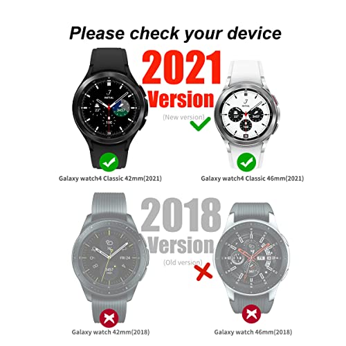T-ENGINE Case Compatible with Galaxy Watch 4 Classic 42mm (2021), Not for Galaxy Watch 42mm in 2018 Version