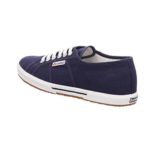 Superga Unisex Casual Low-Top Sneakers, White, 7 US Women