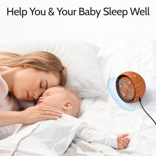 SoundMe White Noise Machine Loud Pink Brown Noise Machine with 32 Soothing Sounds Calming Sleep Sound Machine for Baby Kid Adults Noise Cancelling machine with 36 Volume Levels 4 Timer for Home Office