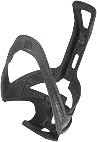 Elite Rocko Carbon Mat Bottle Cage, Black Graphic