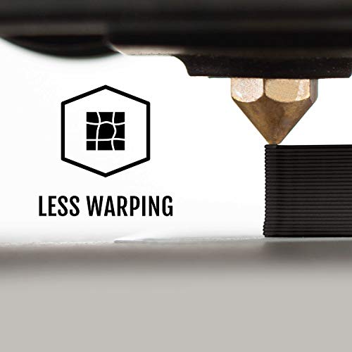 HATCHBOX 1.75mm Black Wood PLA 3D Printer Filament, 1 KG Spool, Dimensional Accuracy +/- 0.03 mm, 3D Printing Wood Filament