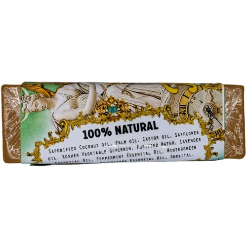 FILTHYFARMGIRL.COM Filthy Lawyer All Natural Mint Ravintsara Soap Bar, Yellow