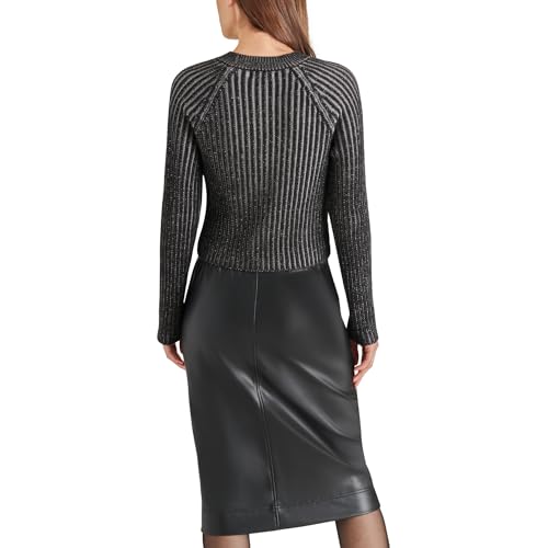 Steve Madden Apparel Women's AMI Sweater, Black