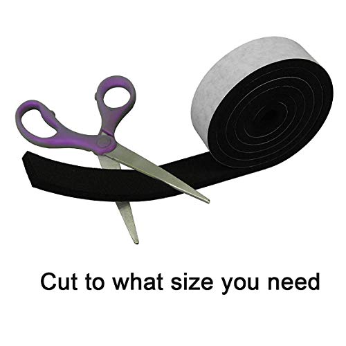 MXCELL High Density Foam Tape Waterproof Sealing Strip CR Strips Neoprene Single-Sided Adhesive EVA Seal 1in X 1/8in X 16.7Ft