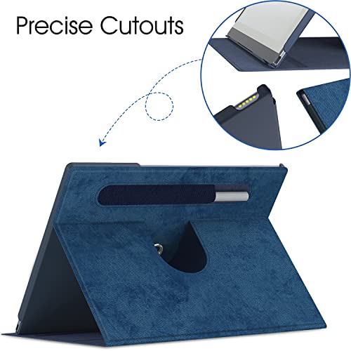 E NET-CASE Slim Lightweight Book Folio Case Cover for Remarkable 2 10.3 inch Digital Paper(2020 Released) with Pen Holder