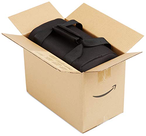 Amazon Basics Large DSLR Gadget Bag, Black with Grey Interior