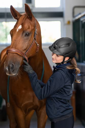uvex exxential II MIPS Horse Riding Helmet for Women & Men, Black mat, XXS-S - Adjustable Helmet with Integrated MIPS System