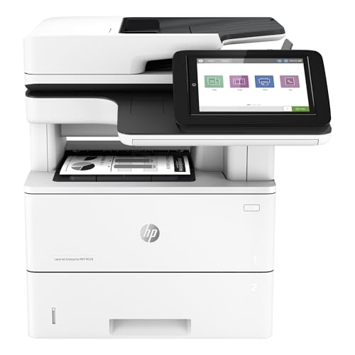 HP LaserJet Enterprise MFP M528dn Monochrome All-in-One Printer with built-in Ethernet & 2-sided printing (1PV64A), White