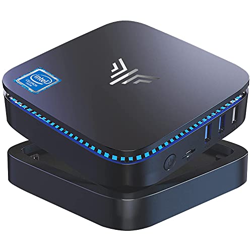 KAMRUI AK1 Plus Mini PC Computers, Intel 12th N95(up to 3.4GHz) Mini Desktop Computer 8GB RAM 256GB SSD, Micro PC Computer Support 4K HDMI, Desktop PC with Dual WiFi, BT4.2 for Business Home Office
