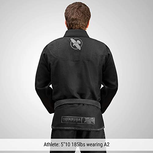 Hayabusa Lightweight Jiu Jitsu Gi - Black, A0