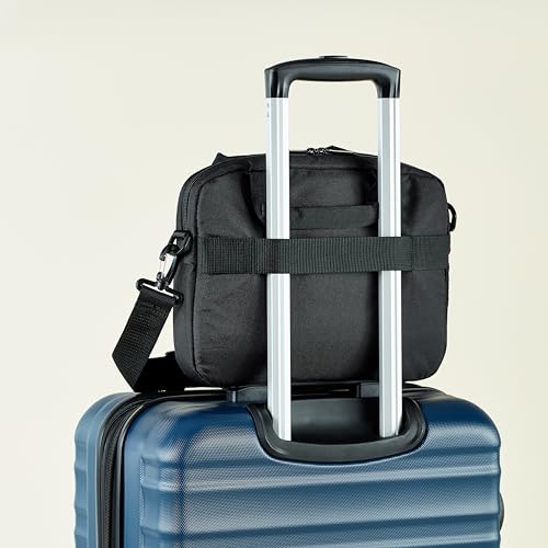 Amazon Basics 11.6-Inch Laptop and iPad Tablet Shoulder Bag Carrying Case, Black