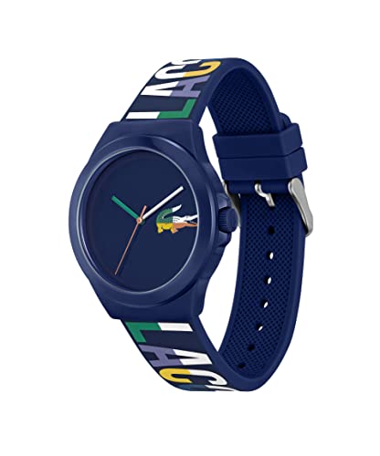 Lacoste Neocroc Men's Quartz Plastic and Silicone Strap Watch, Color: Multi Color (Model: 2011184)