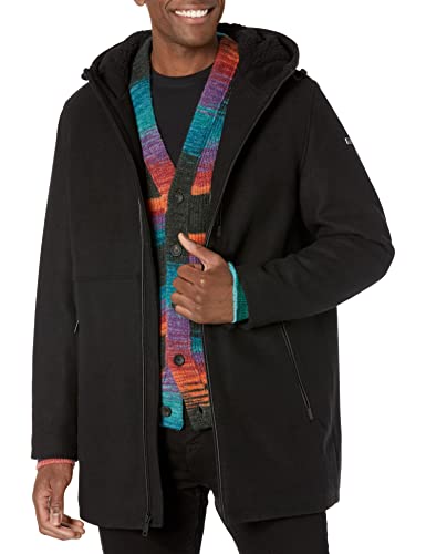 KENNETH COLE Men's Midweight Jacket, Quilted Black, Small