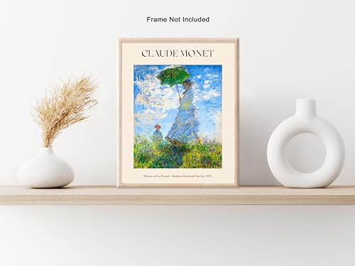 Poster Master Monet Poster - Bazille and Camille Print - Study for Déjeuner sur l'Herbe Art - Garden Art - Impressionism Art - Couple Art - Romantic Home or Office Wall Decor, 24x32 Unframed Wall Art