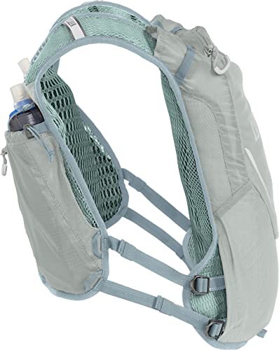 CamelBak Zephyr Pro Running Hydration Vest 34oz – Body Mapping Technology, Pigeon/Blue Surf