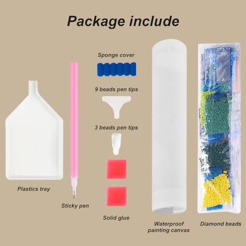 WSLWXSHM Diamond Painting Kits for Adults, Buddha Round Full Drill Diamond Art Kits, 5D DIY Paint with Diamonds Crafts for Home Wall Decoration Gifts 12×16Inch