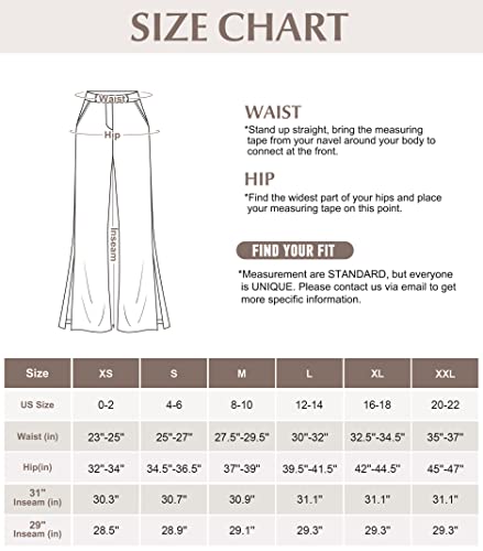 Ewedoos Dress Pants Women Bootcut Dress Pants with Pockets High Waist Flare Yoga Work Pants Business Casual Coffee