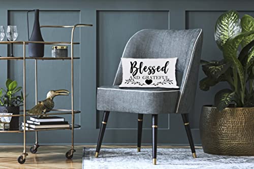 ZNGFON Bless This Home and All who Enter Throw Pillow Covers 18x18 Inch Home Room Bed Sofa Decor,Housewarming Gift