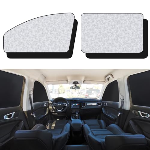 XCBYT Car Window Covers - 4 Pack Car Window Shades Double-Sided Car Privacy Curtains for Breastfeeding, Napping, Dressing, Camping