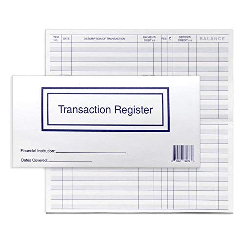 Checkbook Registers for Personal Checkbook, Transactions Ledgers, Pack of 10, 2025-2026-2027