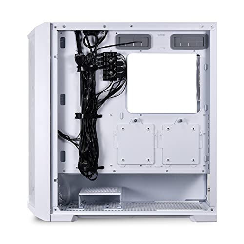 LIAN LI LANCOOL 215 E-ATX PC Case, RGB Gaming Computer Case Features High Airflow with 2x200mm ARGB Fans & 1x120mm Fan Pre-Installed and Mesh Front Panel, Tempered Glass Mid-Tower Chassis (Black)