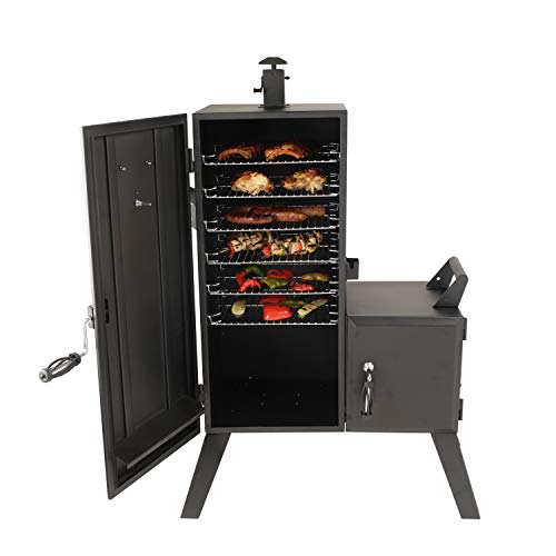Dyna-Glo DGO1890BDC-D Wide Body Vertical Offset Charcoal Smoker,Black