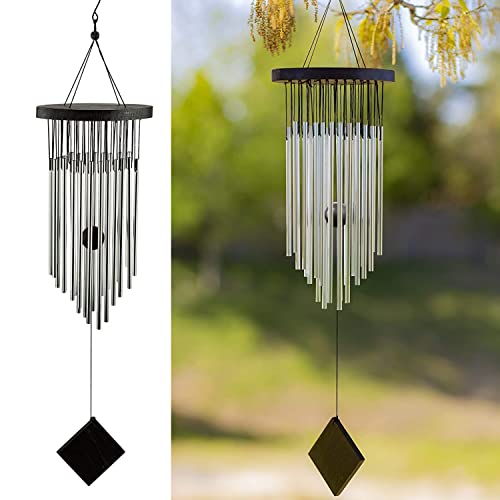 VP Home 28" H Tranquil Balance Wind Chimes for Outside Unique Balance Tranquil Windchimes Outdoor Decorations Garden Decor Tranquil Gift for Women, Mom, Grandma, Unisex