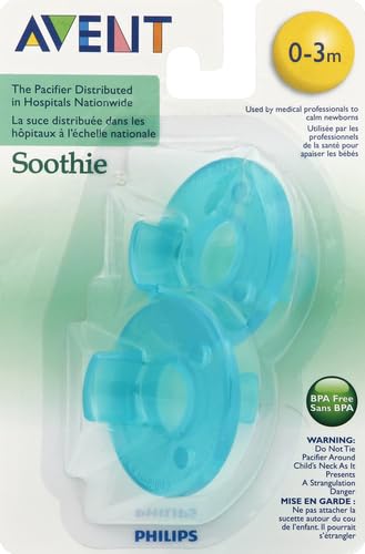 Philips Avent SCF190/01 Soothie 0-3mth Green/Green, 2 Count