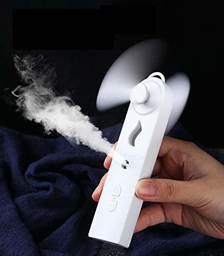 Proaccmart Handheld Mini Fan Misting Fan USB Rechargeable Portable Pocket Desk Fans Mini Water Spray Hydrating Fan