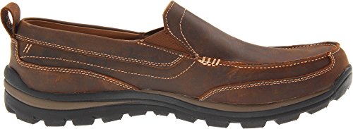 Skechers Men's Superior Gains Slip-On Loafer, Tan, 9 M US