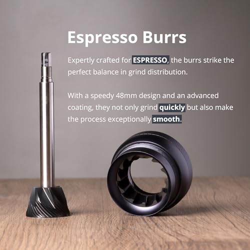 1Zpresso J-Ultra Manual Coffee Grinder Iron Gray, Conical Burr, Foldable Handle, Magnet Catch Cup Capacity 40g, Numerical Adjustable Finely Setting, Faster Grinding Efficiency ideal for Espresso