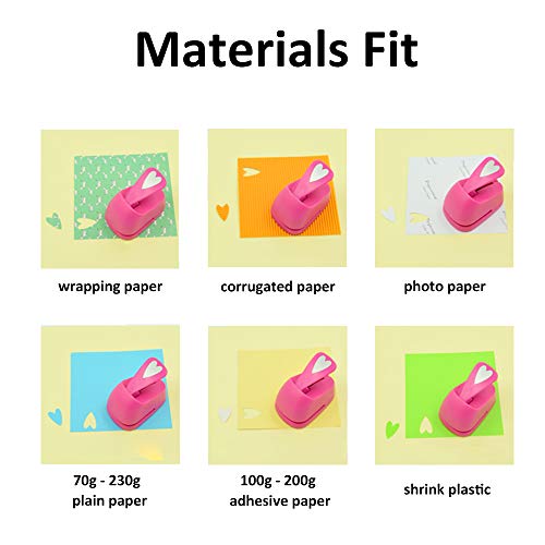 Craft Lever Punch 2 inch Circle Ware Punch DIY Handmade Paper Punch(White Circle Ware)