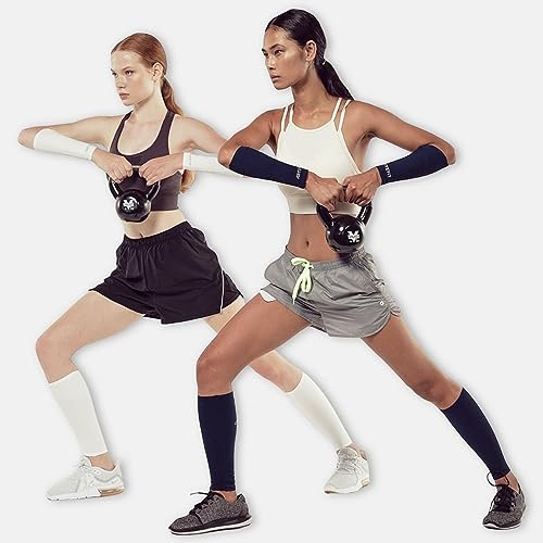 Artefit Calf Compression Sleeves for Men & Woman - Footless Socks Support Running & Sports - Leg Sleeve Brace for Shin & Calves - Black XS