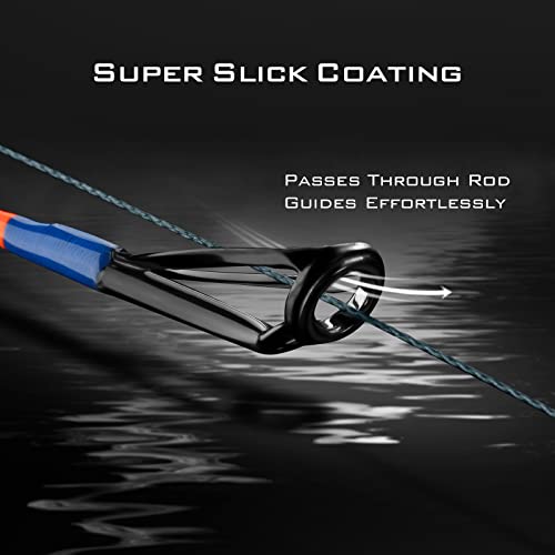 KastKing Superpower Silky8 Braided Fishing Line, White, 8 Strands, 8 LB, 150 Yds